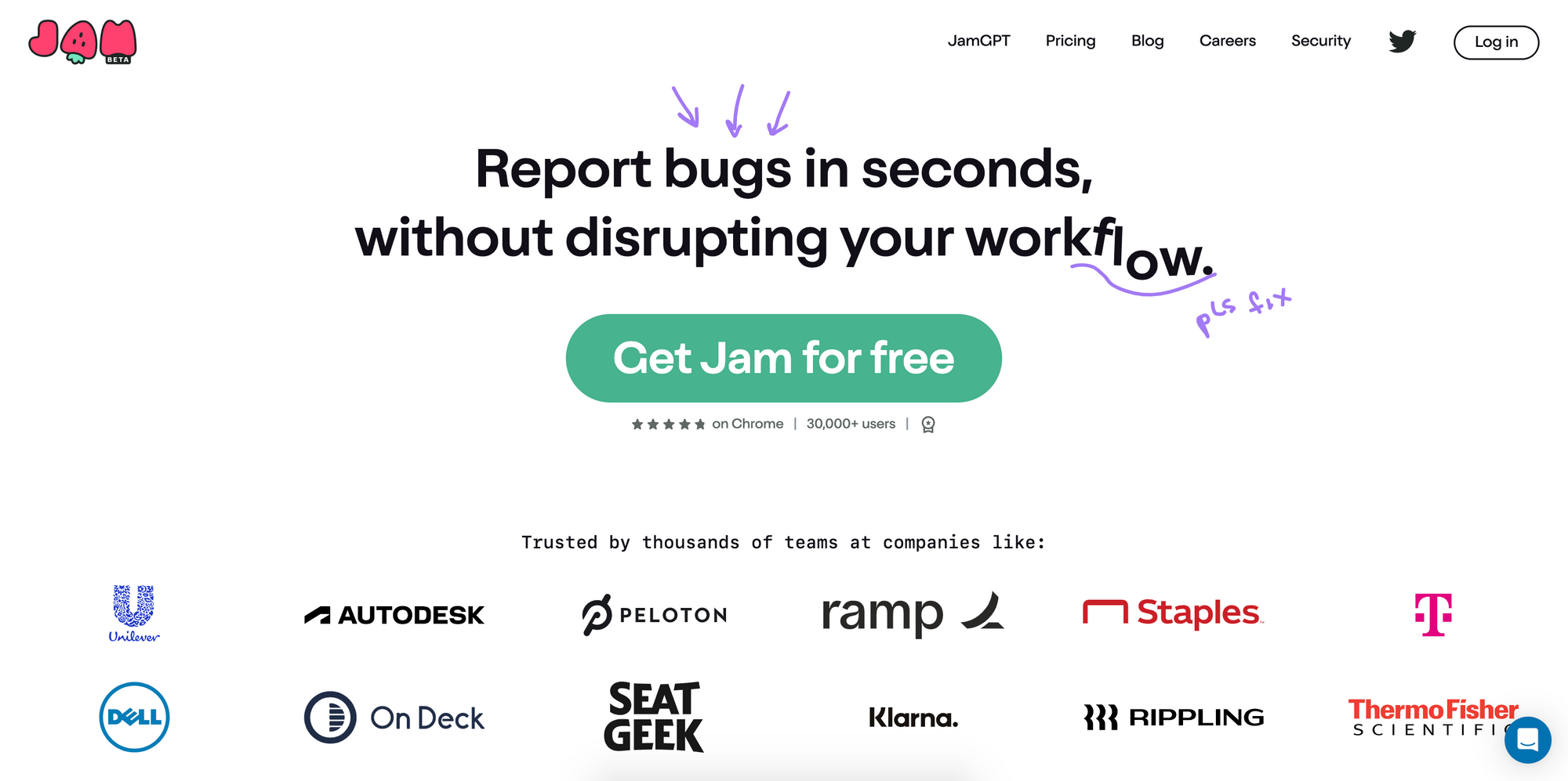 Jam.dev - one click bug reports developers love